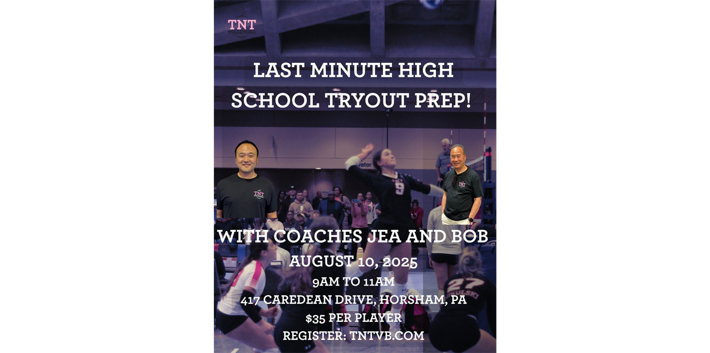 Last minute - High School Tryout Prep w/ Coaches Jea & Bob