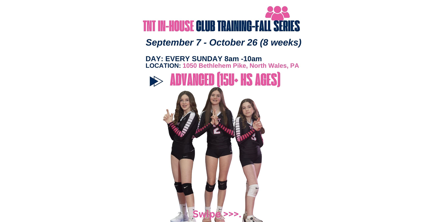 TNT In-House Training Series - Fall HS w/ Coach Jea Lee!