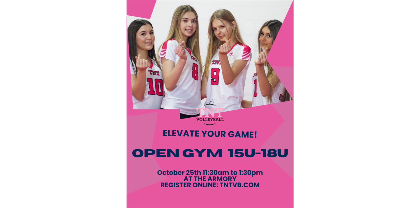 TNT Open gym 15u to 18u 