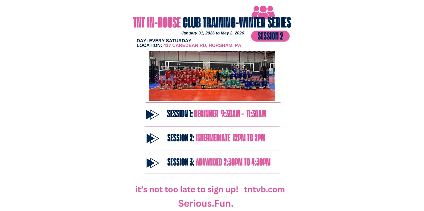 TNT In-House Training Series - Winter Session 2