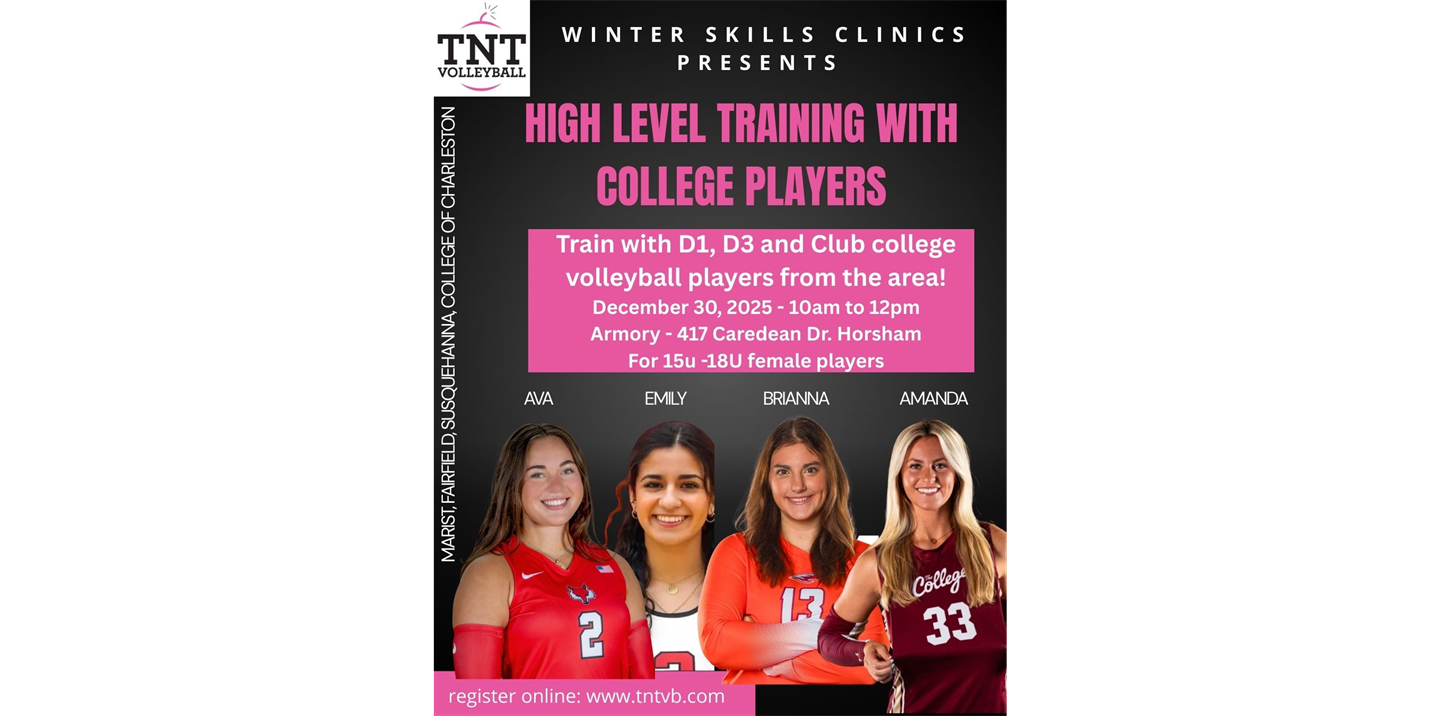 High Level training with current college players!